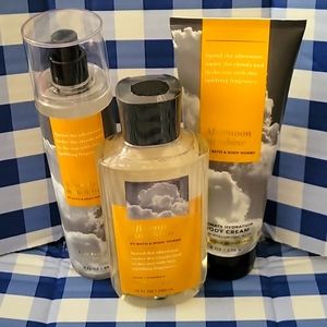 Bath and Body Works Afternoon Sunshine 🌞set